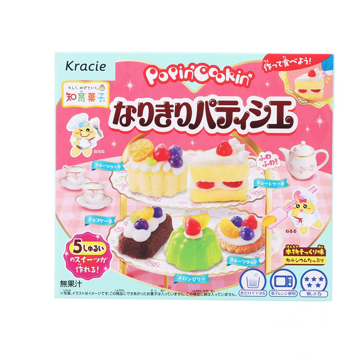 Kracie DIY candy kit box with bakery dessert graphics