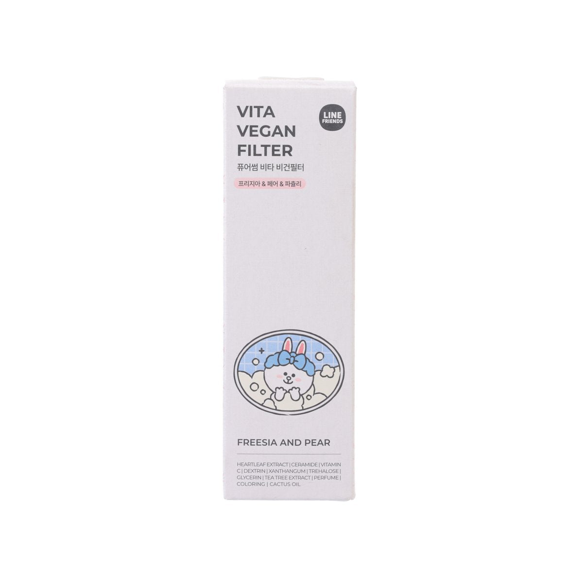 BODYLUV Vita vegan filter cartridge, Freesia and Pear, front label