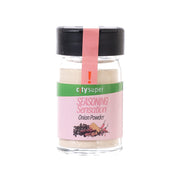 CITYSUPER onion powder jar with black lid and pink label front