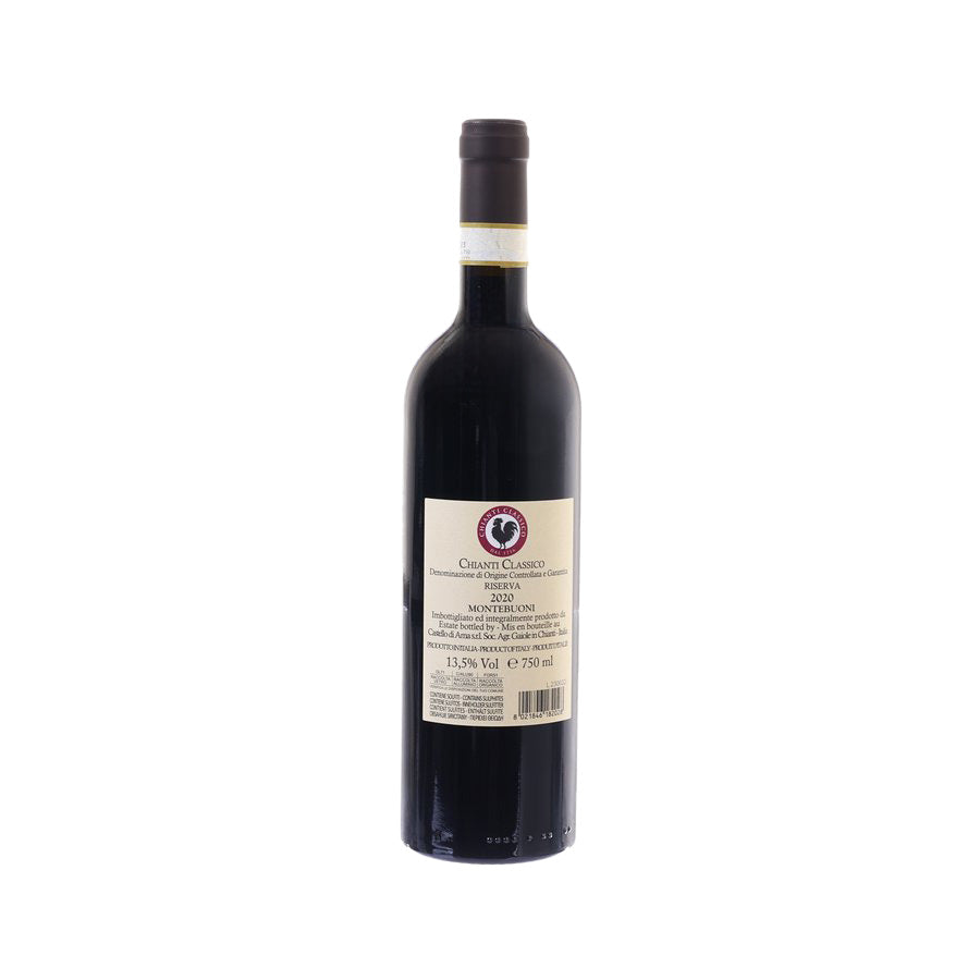 CASTELLO DI AMA Chianti Classico Riserva 2020 wine bottle, back label