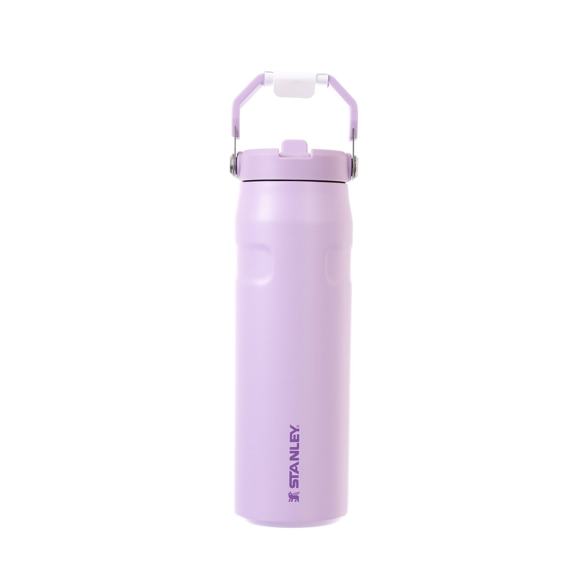 STANLEY IceFlow 24oz bottle, lilac, flip straw lid with handle
