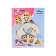 Chip & Dale gummy value pack box with warm water bag, pink and light blue design