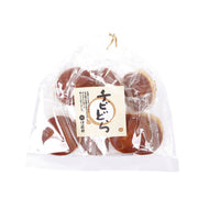ITOKEN mini dorayaki pastries, 7-pack, in clear bag with brown cookies