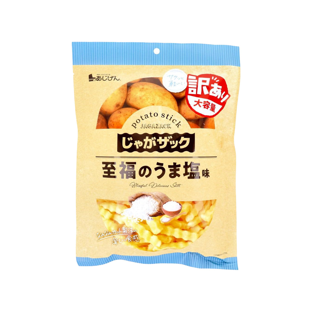 Salted potato stick snack bag, AJIGEN Jagazack