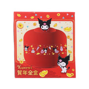 SANRIO Kuromi CNY candy box, red and cream with Kuromi character and gold icons