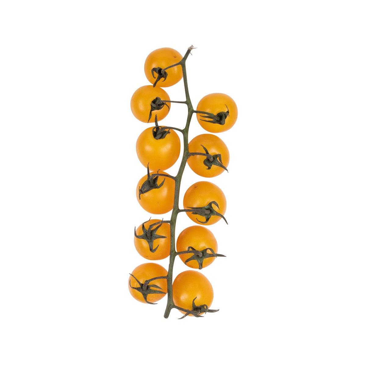 TOMASI yellow Sicilian cherry tomatoes on vine, 250g