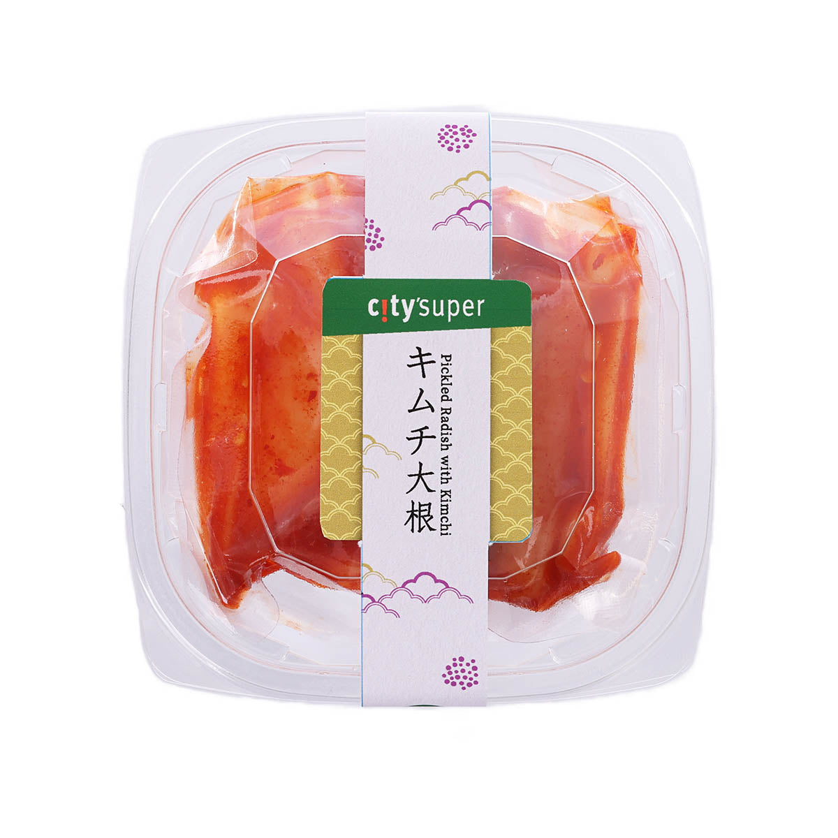 CITYSUPER kimchi radish (150g) container with sliced red pickled radish