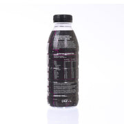 500mL hydration drink bottle, black, strawberry-cream flavor, nutrition label