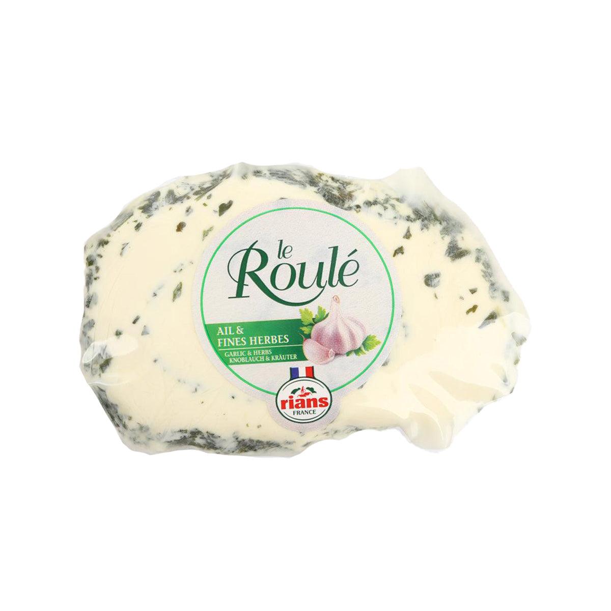 RIANS Le Roule cream cheese roll with fine herb and garlic specks