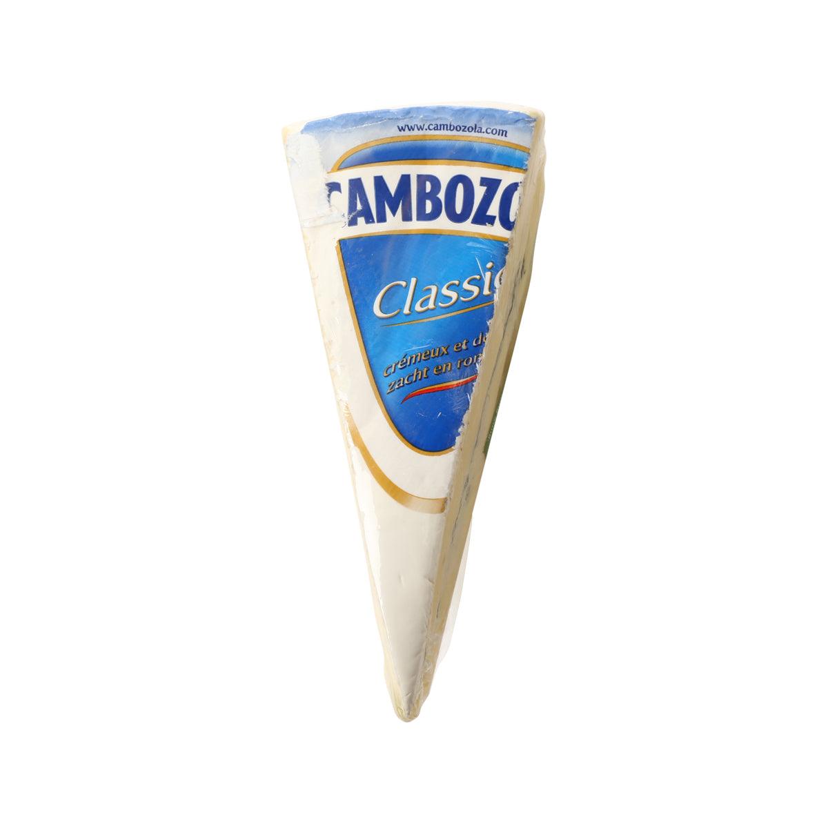 CAMBOZOLA blue cheese wedge in triangular foil package