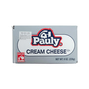 Pauly cream cheese box, 8 oz (227 g), front label