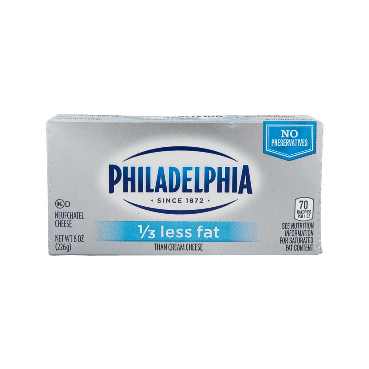 Philadelphia Neufchatel cheese box, 1/3 less fat, no preservatives, 226g