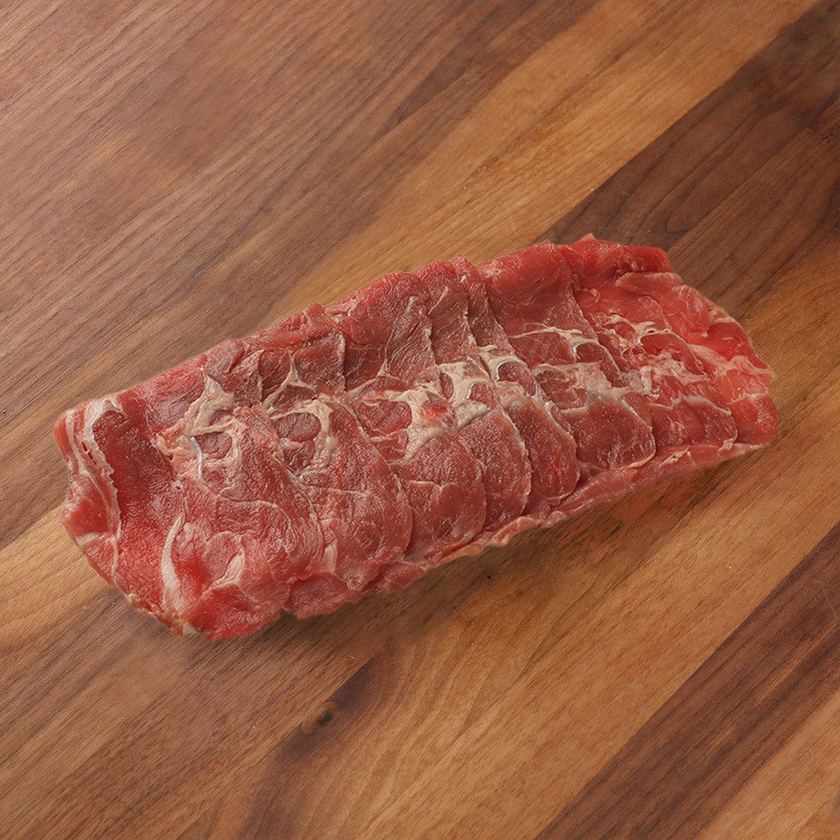 Lamb shabu shabu meat slices, raw red 180g pack