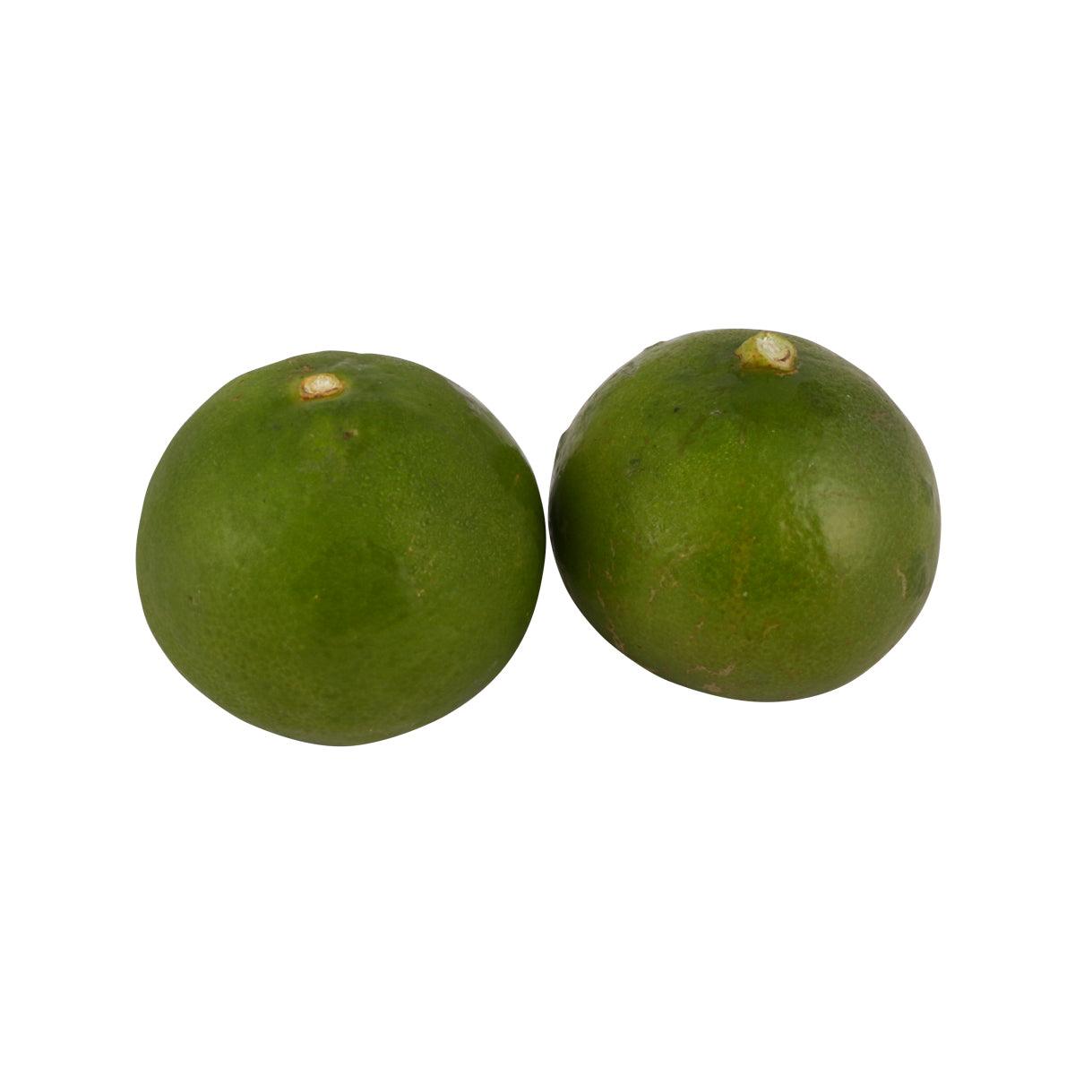 Thai limes, two small green citrus fruits