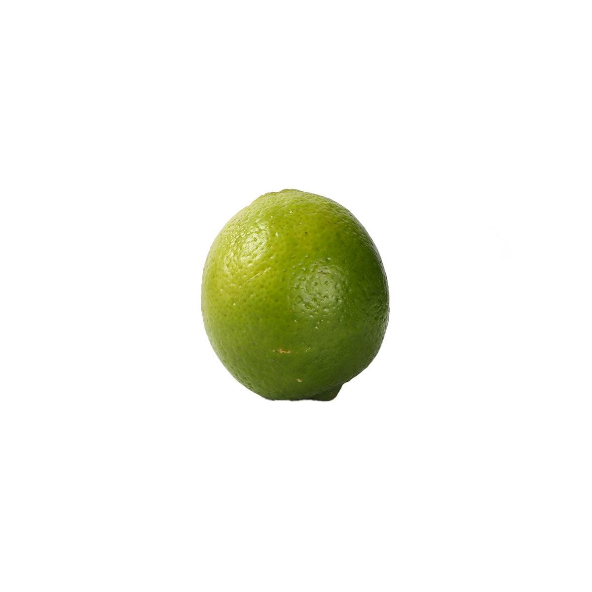 Whole green lime (large), one piece