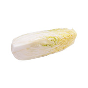 Japanese Chinese cabbage wedge, pale green and white