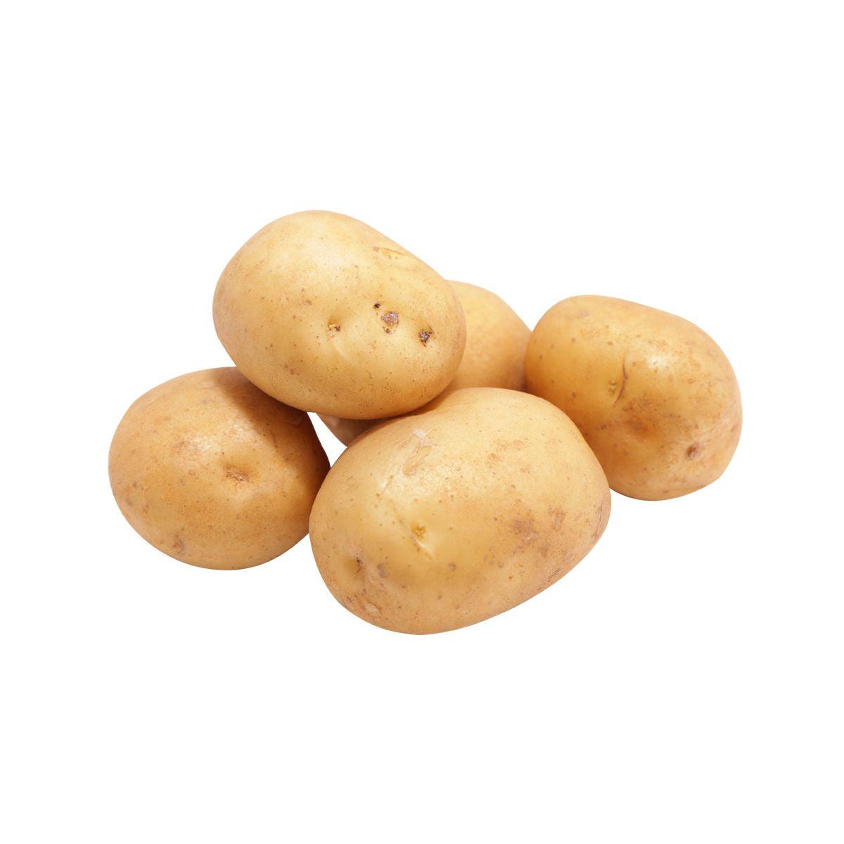 Japanese potato 500g of yellow-brown potatoes, four whole tubers