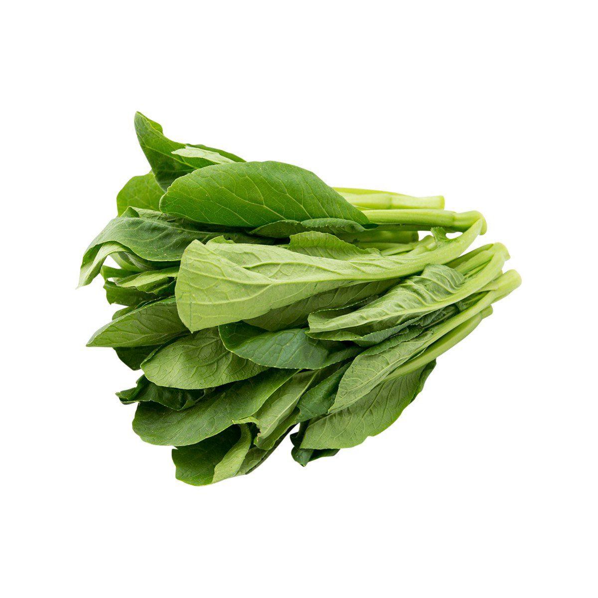 Baby choi sum vegetables, fresh green leafy bundle (300g)