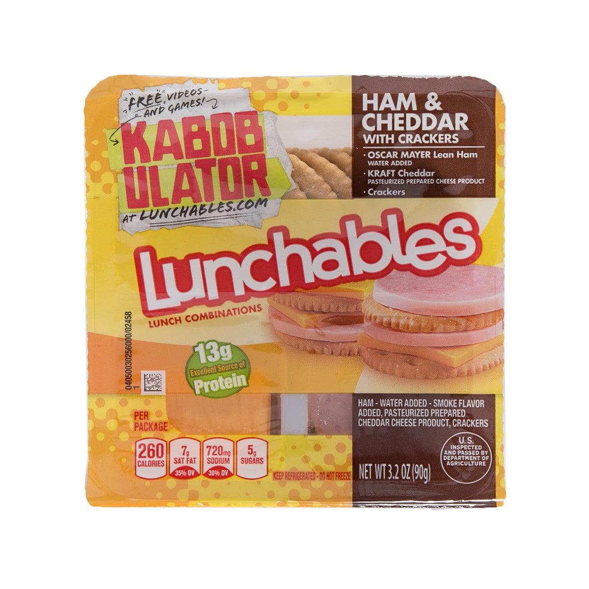 OSCAR MAYER Lunchables Ham & Cheddar with crackers, ready-to-eat lunch kit