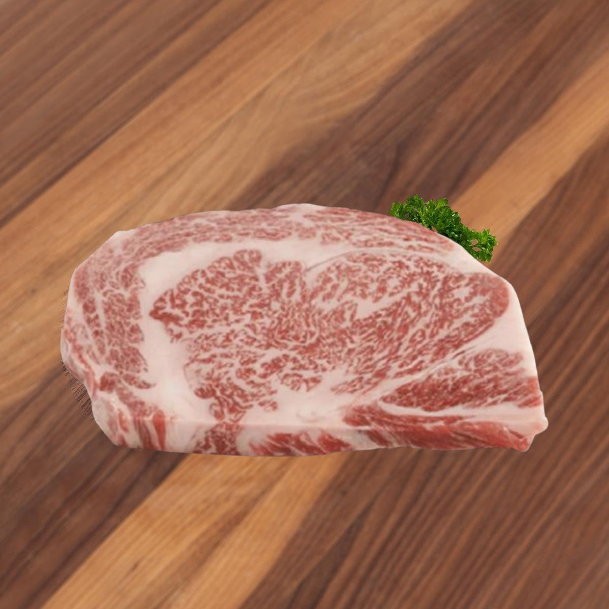 Marbled wagyu ribeye steak