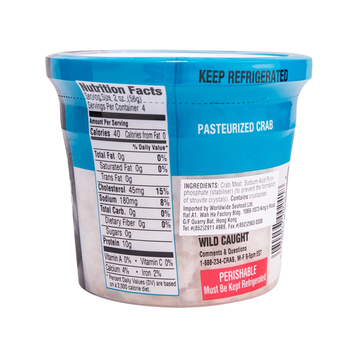 PHILLIPS Crab Special nutrition facts panel and KEEP REFRIGERATED text.