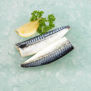 Dried mackerel fillets with skin, two pieces