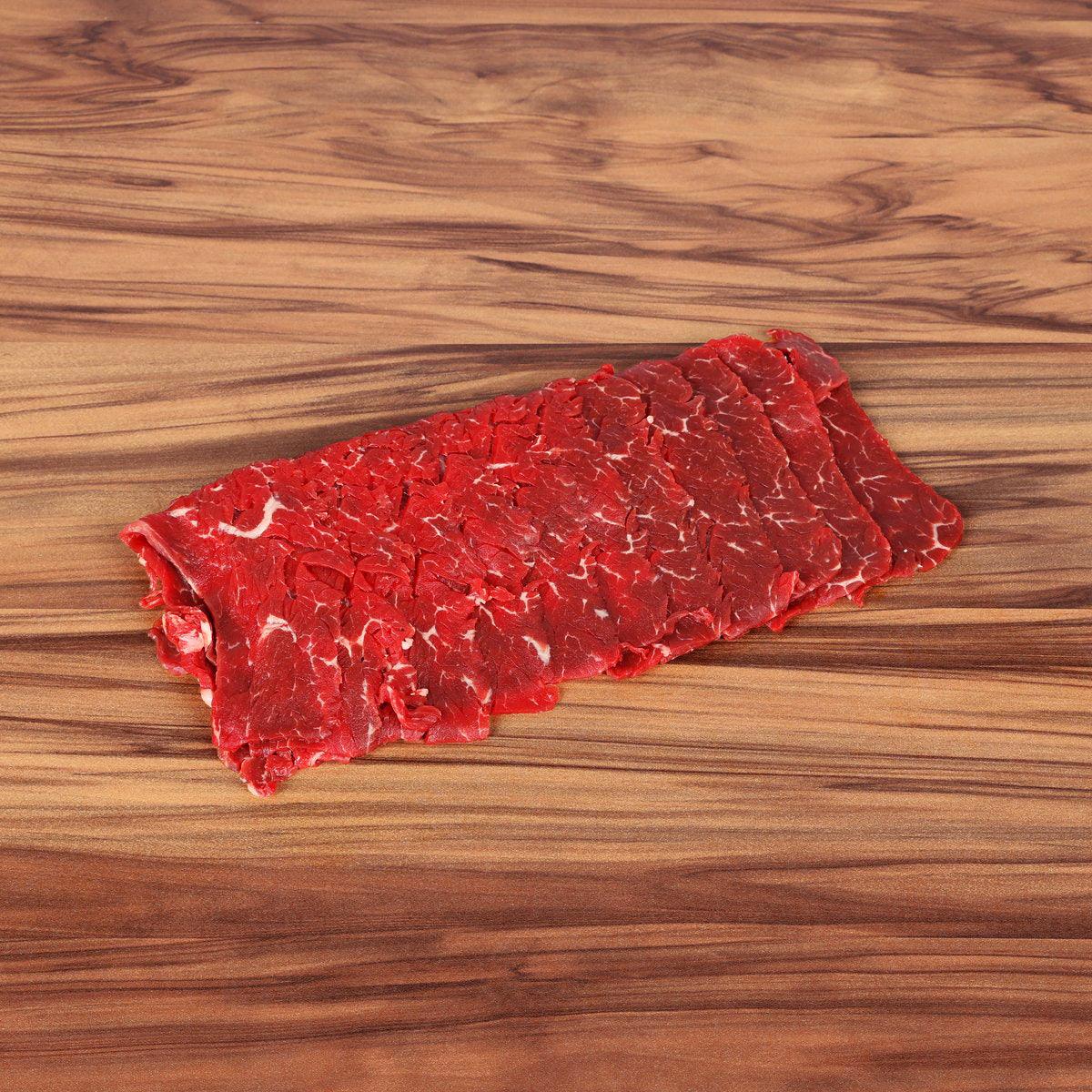 Hanger tender hot pot beef plate, sliced red beef for hot pot