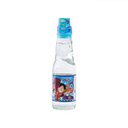 SAITO One Piece Ramune bottle, 200 mL, blue cap and character front label