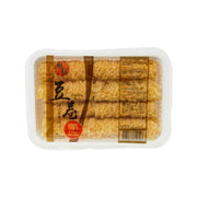 SHUKEE soybean roll, golden crackers in clear plastic tray with label, 150g