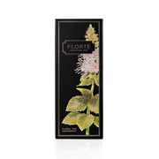 FLORTE loose floral tea peppermint 25g boxed blend with botanical artwork