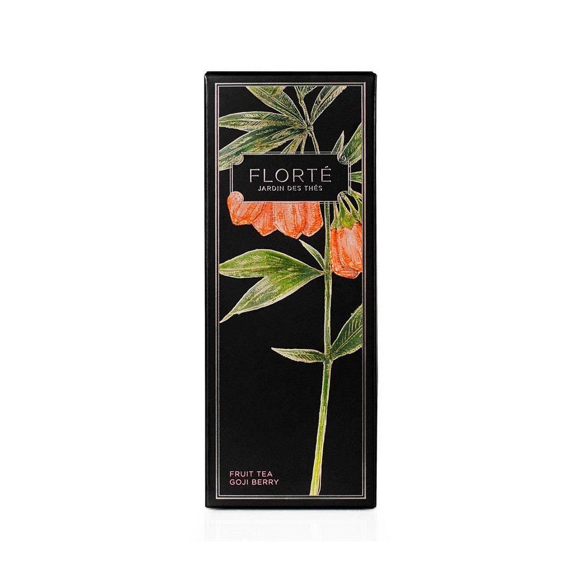 FLORTE loose fruit tea box, Goji Berry