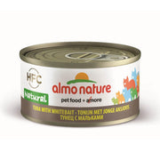 ALMO NATURE cat tuna wet food can with whitebait, HFC Natural