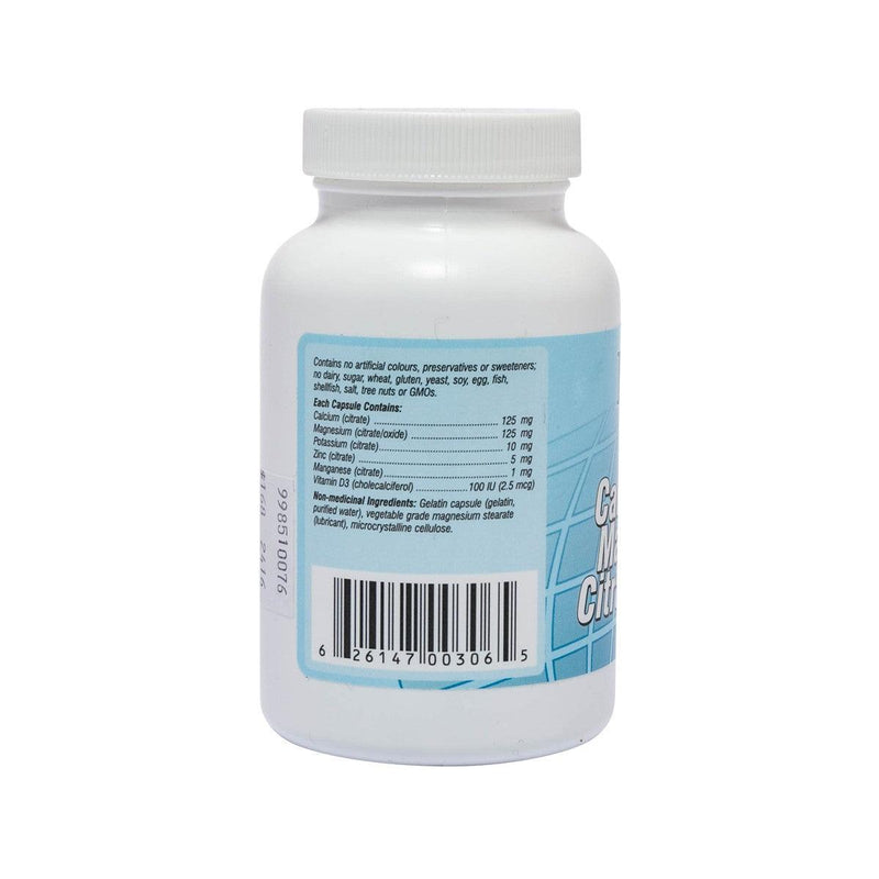 HEALTH QUEST Calcium and Magnesium Citrate with D3 Capsules  (90pcs)