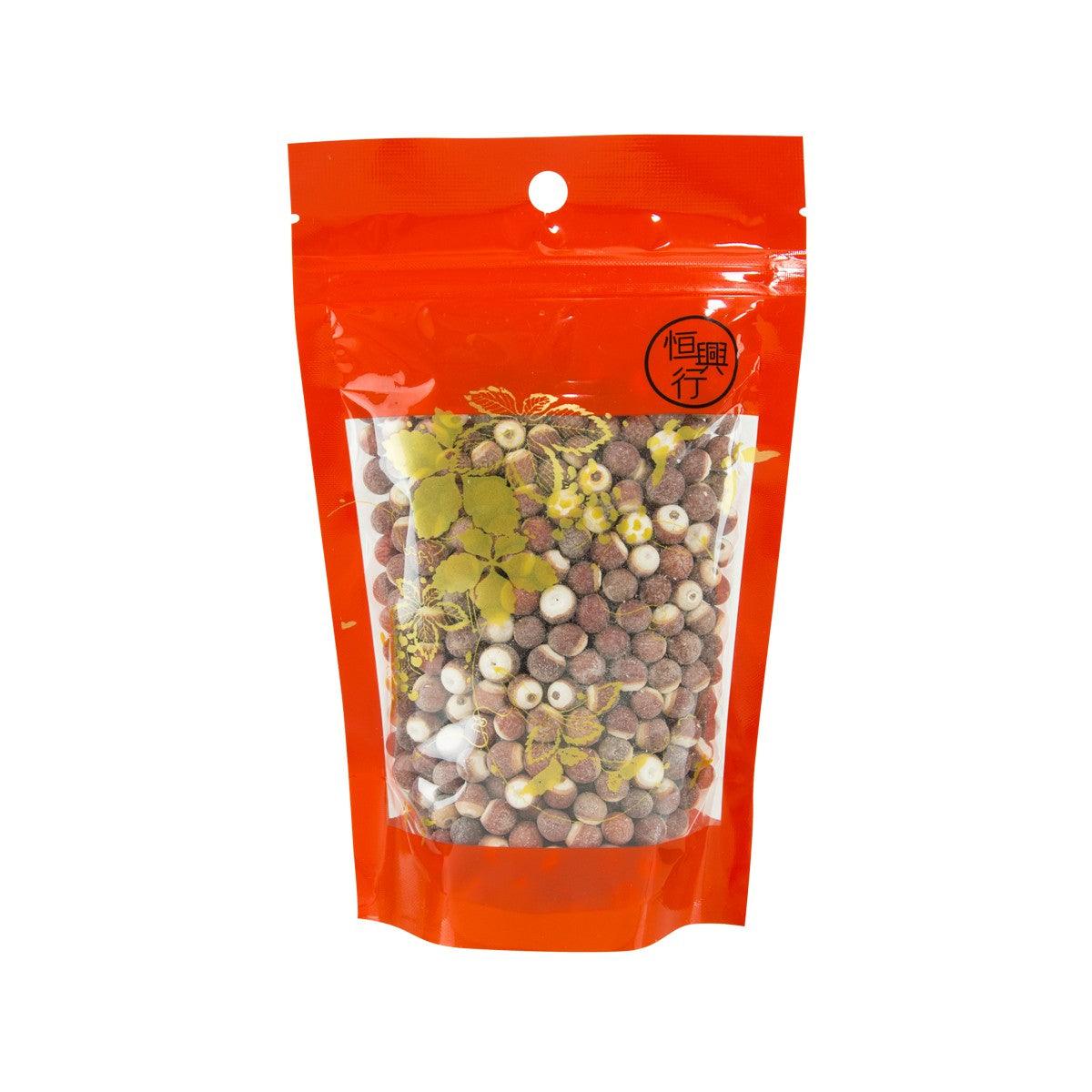 Dried fox nut snack in red pouch with mixed seeds and nuts