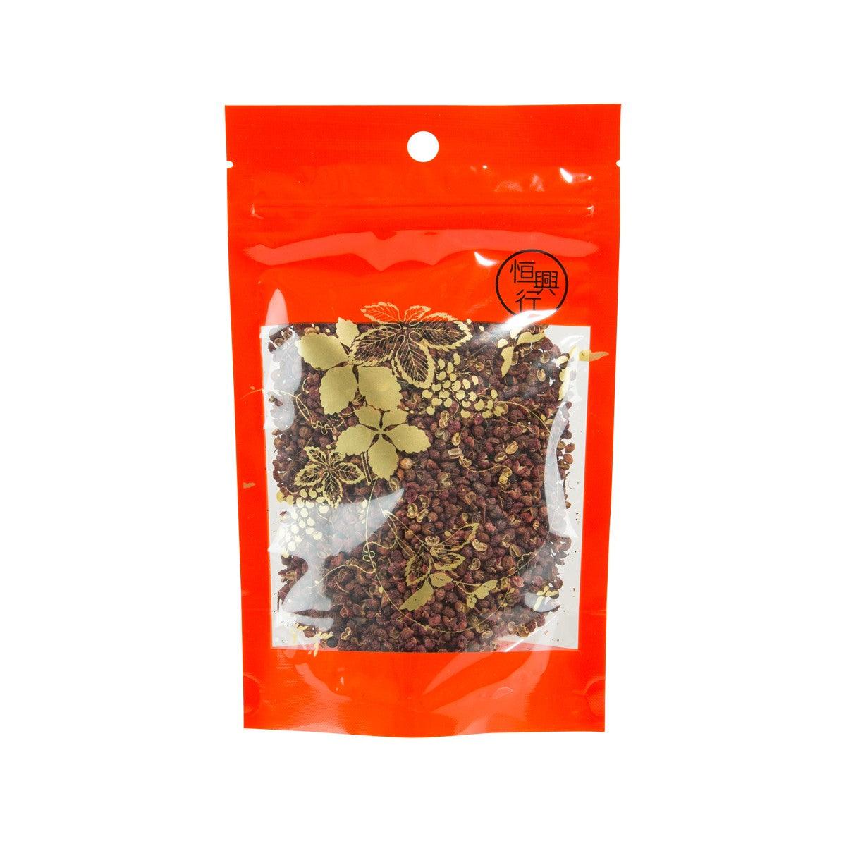 HANG HING Sichuan top peppercorns in red plastic pouch, dried peppercorn mix
