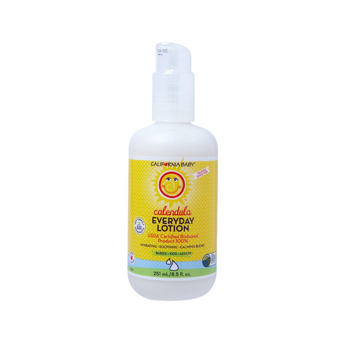 California Baby calendula everyday lotion, 251 mL pump bottle