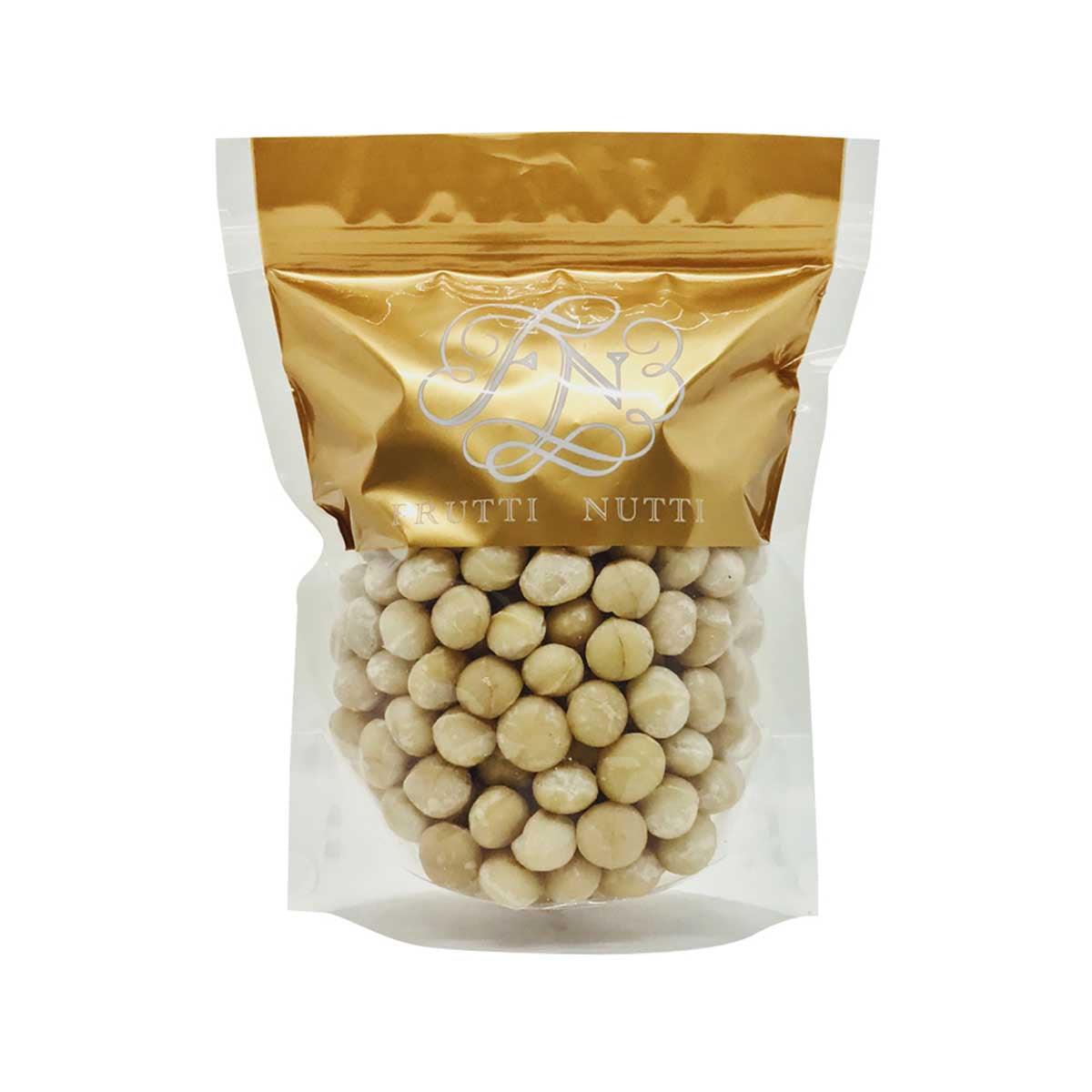 FRUTTI NUTTI macadamia nuts bag (570g), white-tan whole nuts