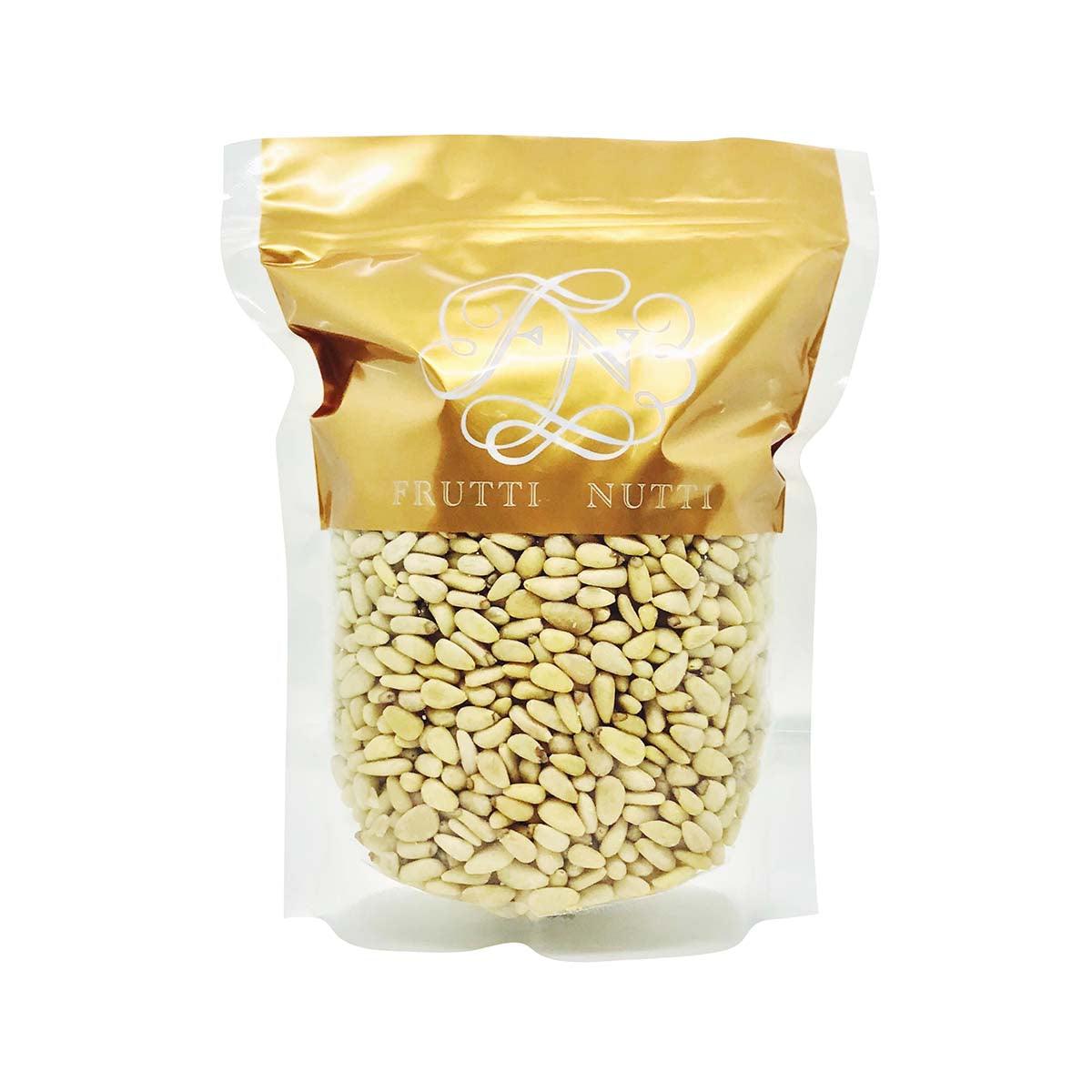 FRUTTI NUTTI pine nuts pouch (630g) filled with pale pine nuts