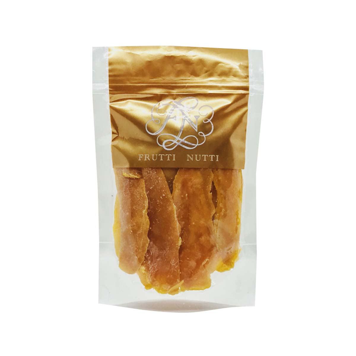 FRUTTI NUTTI dried mango in stand-up pouch, amber slices