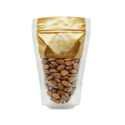 FRUTTI NUTTI roasted and salted almonds in standing foil snack pouch