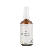 HEALTH QUEST organic 100% pure castor oil bottle, 100 mL, with pump cap