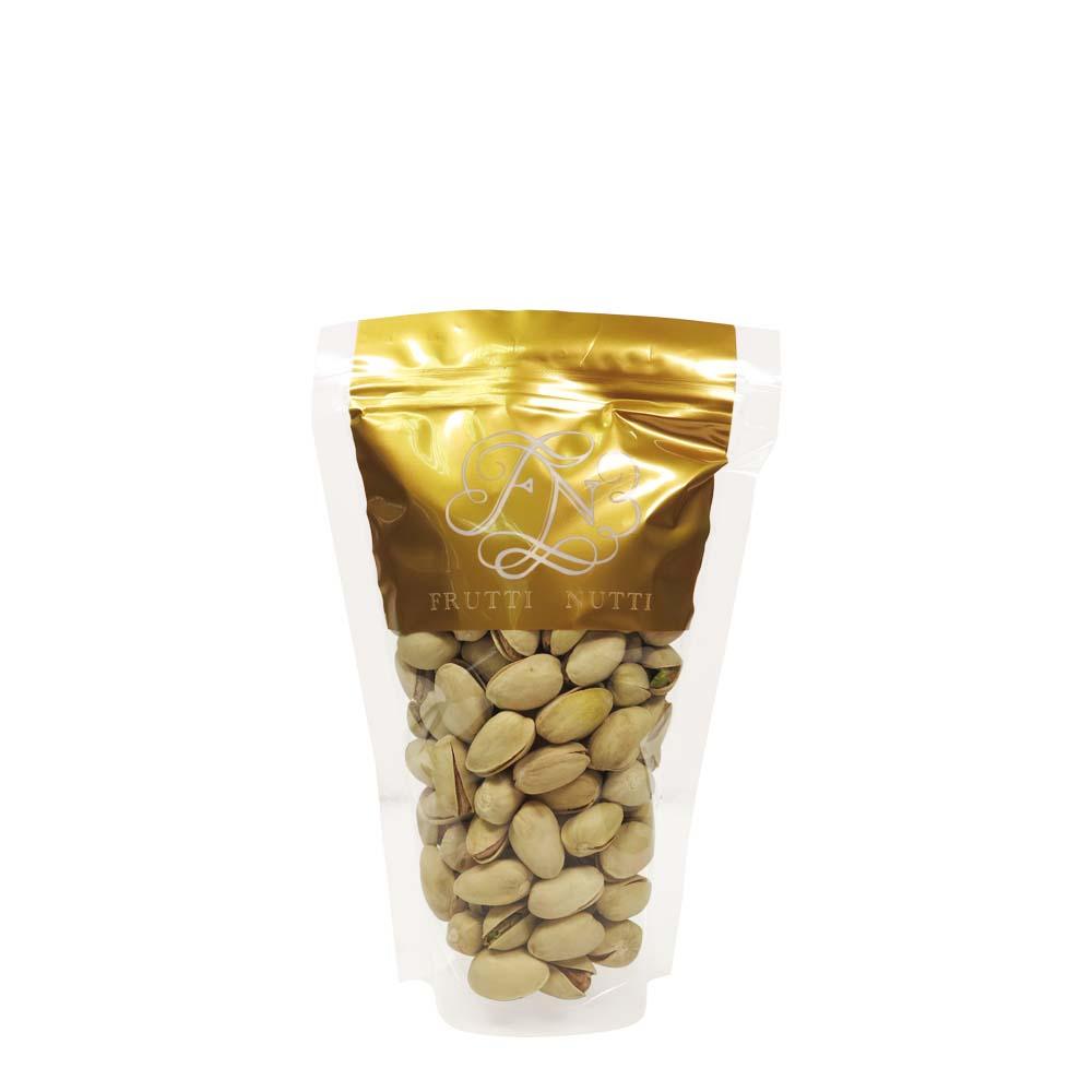 FRUTTI NUTTI USA roasted & salted pistachios in resealable pouch