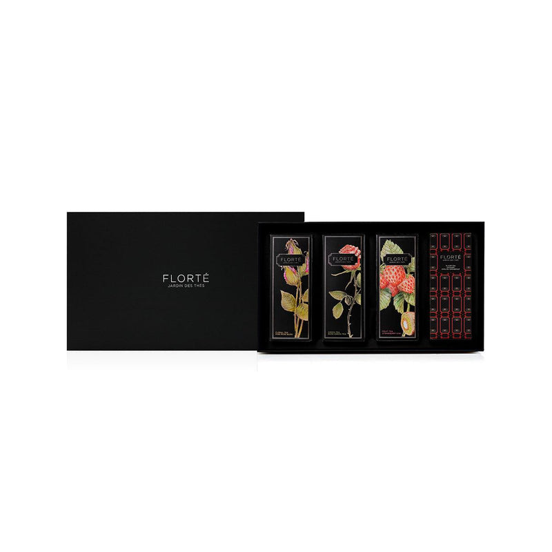 FLORTE Four Loose Teas Gift Set  (1set)