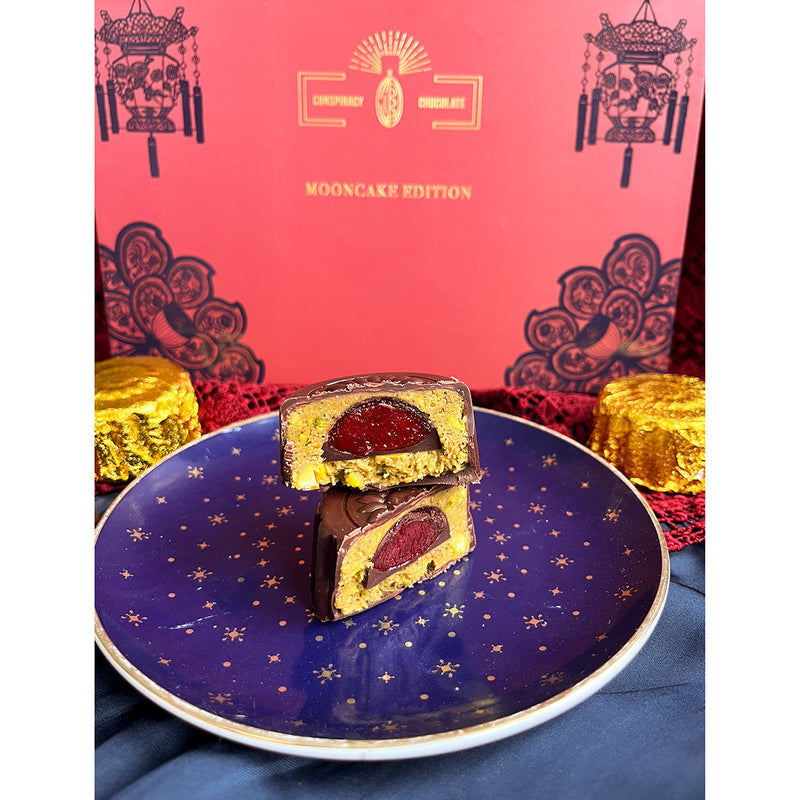 CONSPIRACY Pistachio Choco Mooncake  (4pcs)