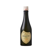 Umeshu bottle with gold crest label and red cap, 500 mL