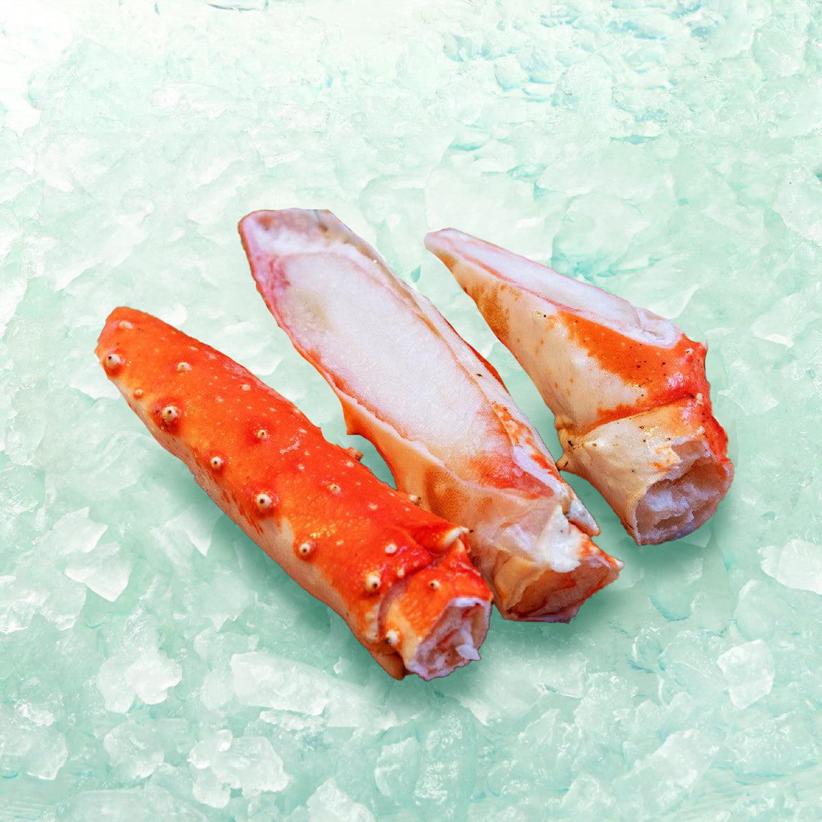 TSUKIJI KANISHO boiled king crab legs, orange shells with white meat, 800g