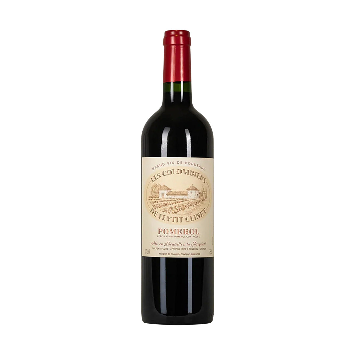 CH Feytit Clinet 2022 Pomerol wine bottle with red foil cap and cream label