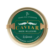 Le Gourmet caviar baeri millesime tin, green label, 50 g