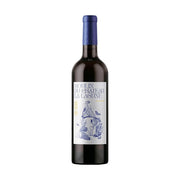 Moulin de La Lagune 2017 red wine bottle with blue capsule and front label