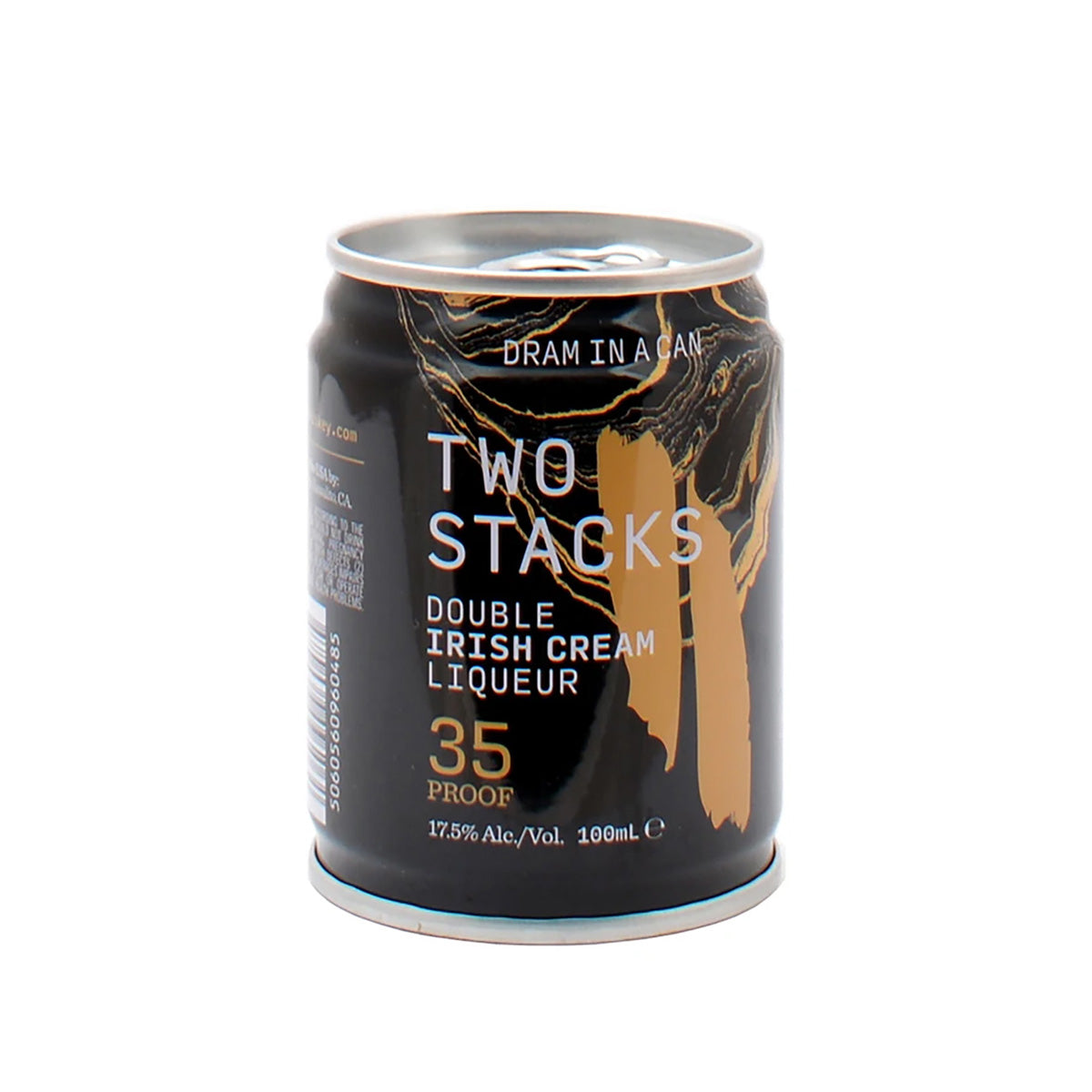TWO STACKS Double Irish Cream liqueur can, 100 mL (35 proof)